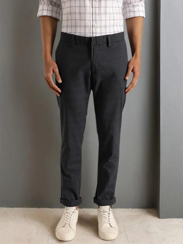 Men Brooklyn Fit Polyester Blend Trouser