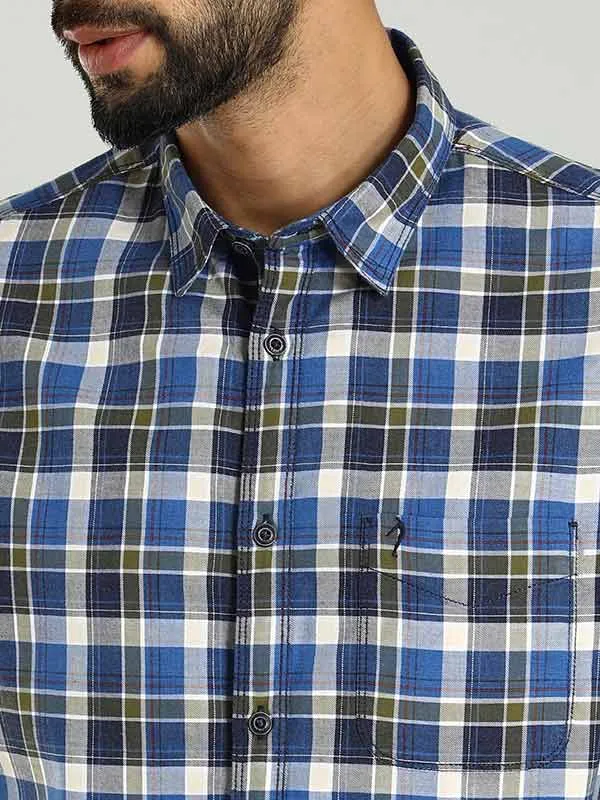 Men Checked Full Sleeve Cotton Shirt