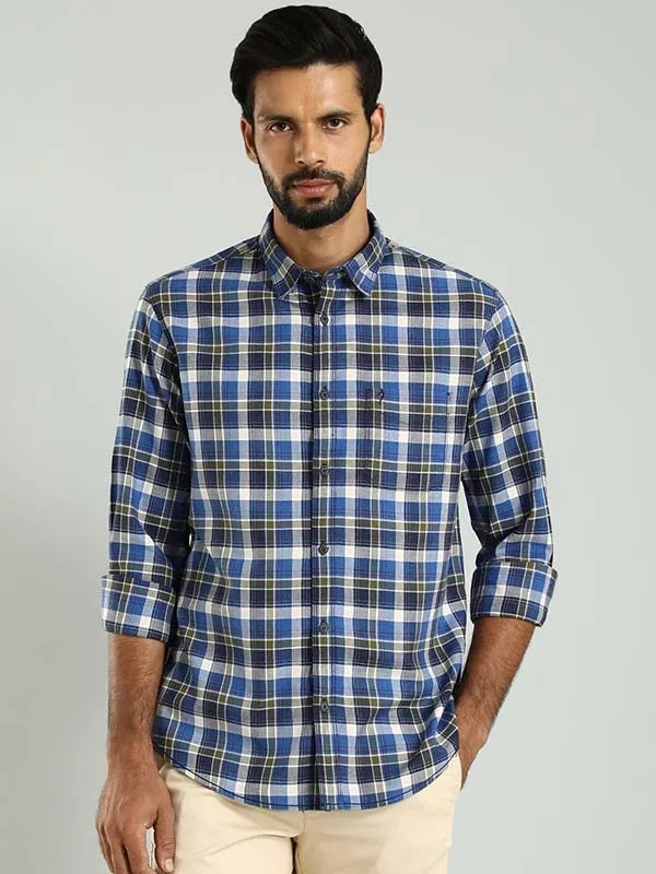 Men Checked Full Sleeve Cotton Shirt