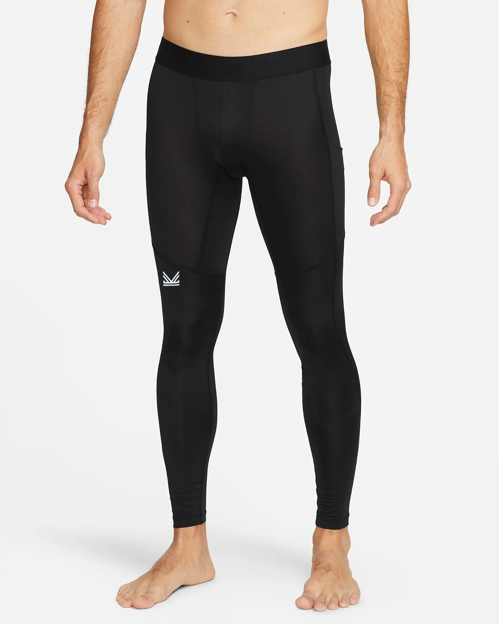 Men Compression Gym LEGGINGS - Black