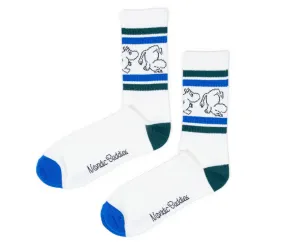 Moomintroll Retro Men Socks - White