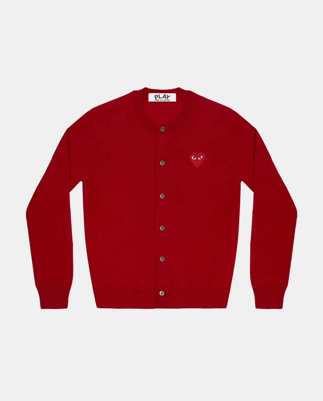 N007 RED HEART CARDIGAN / RED