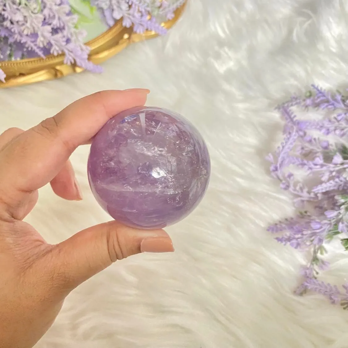 Natural Amethyst Sphere