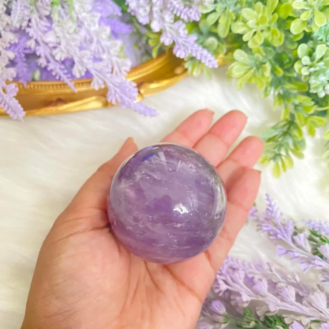 Natural Amethyst Sphere