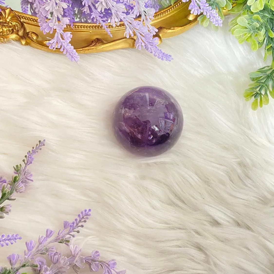 Natural Amethyst Sphere