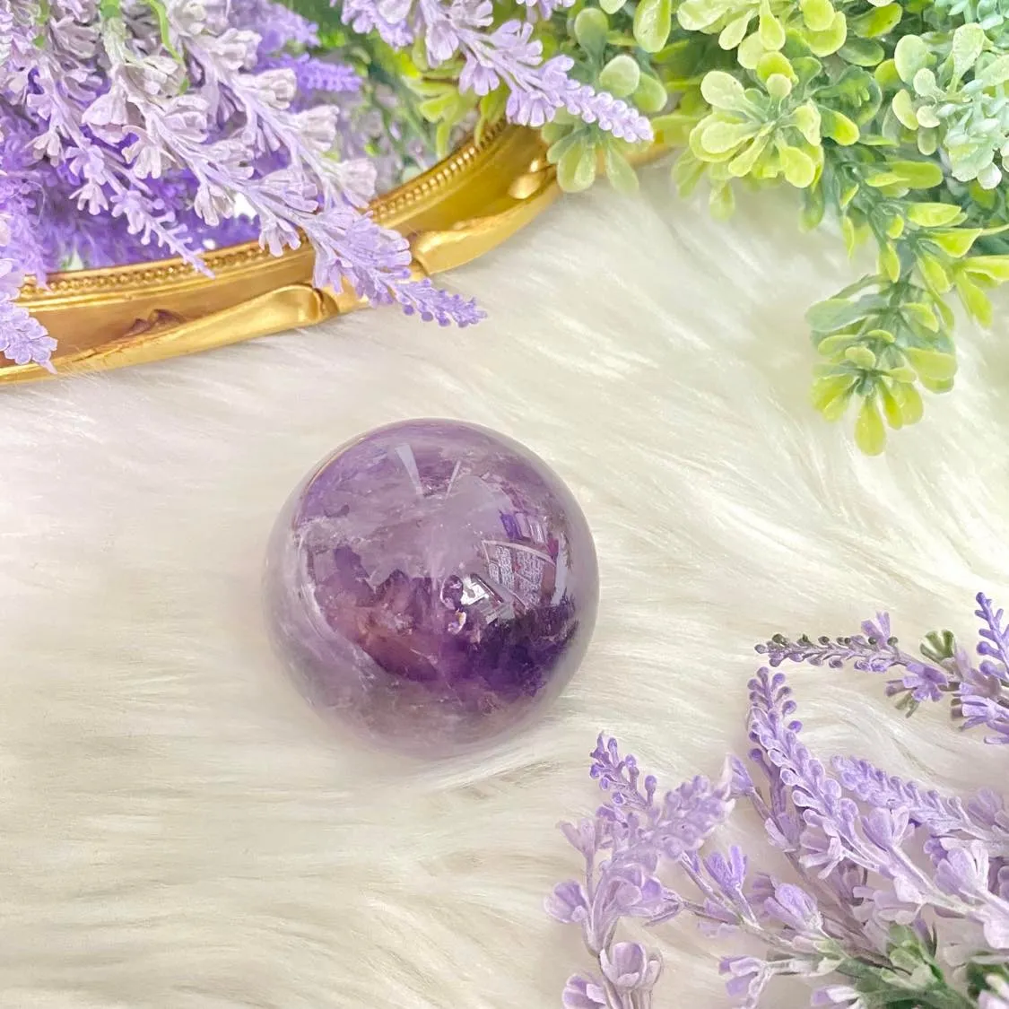 Natural Amethyst Sphere