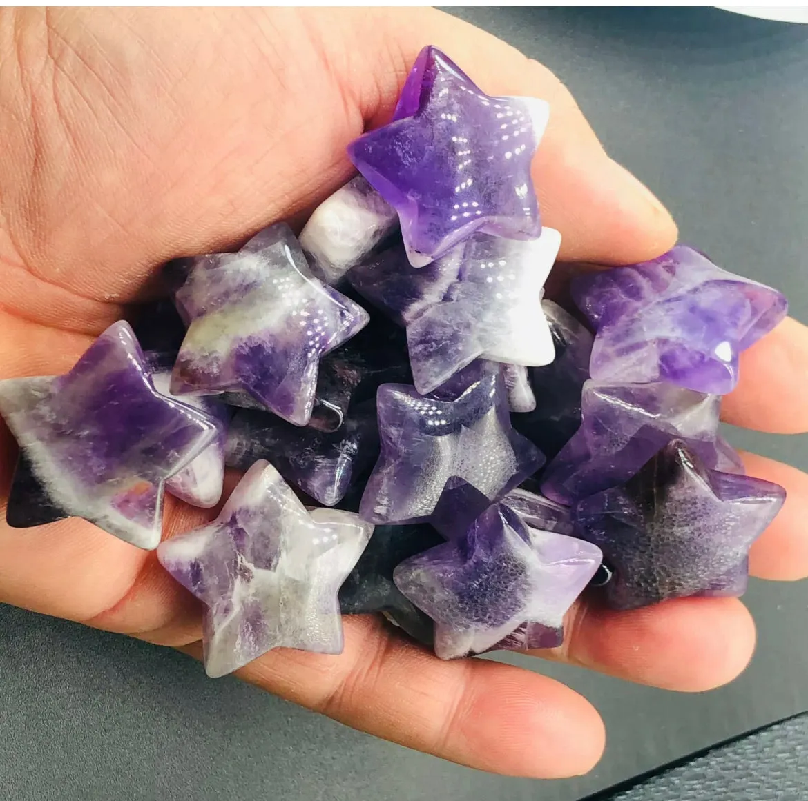 Natural Amethyst Star