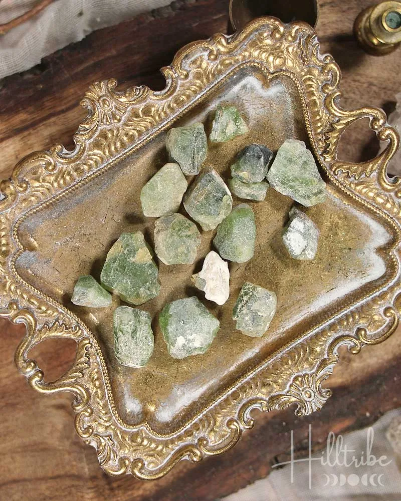 Natural Peridot Pieces