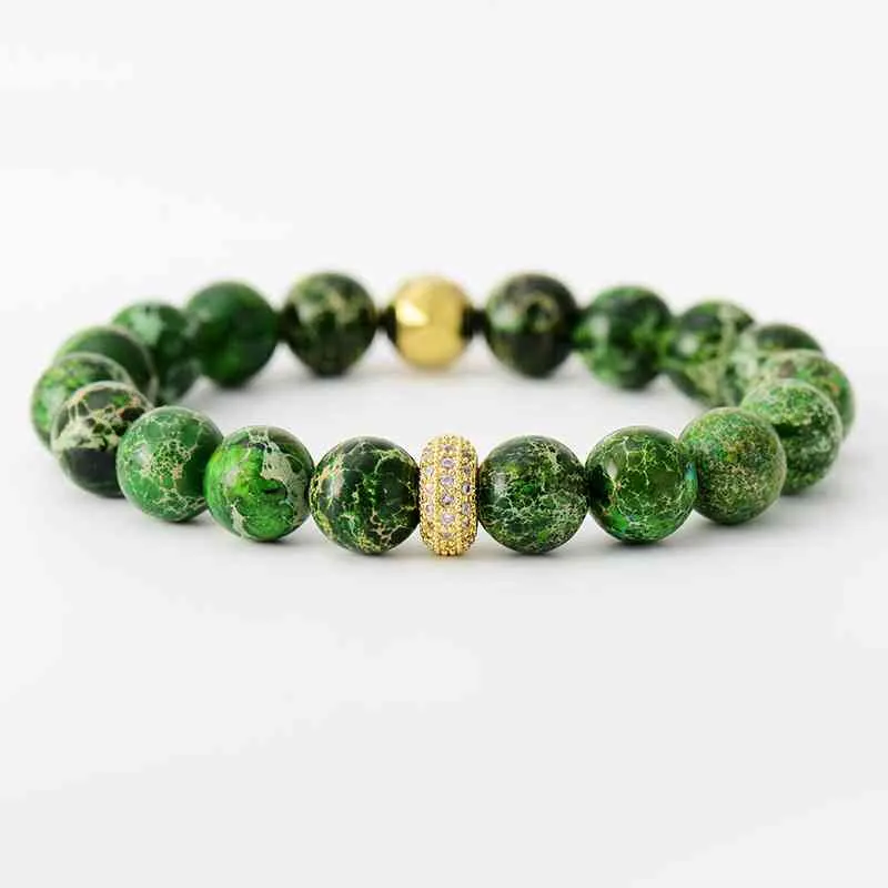 Natural Stone Beaded Bracelet