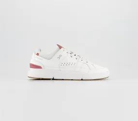 On Running The Roger Clubhouse White Rosewood F Trainers