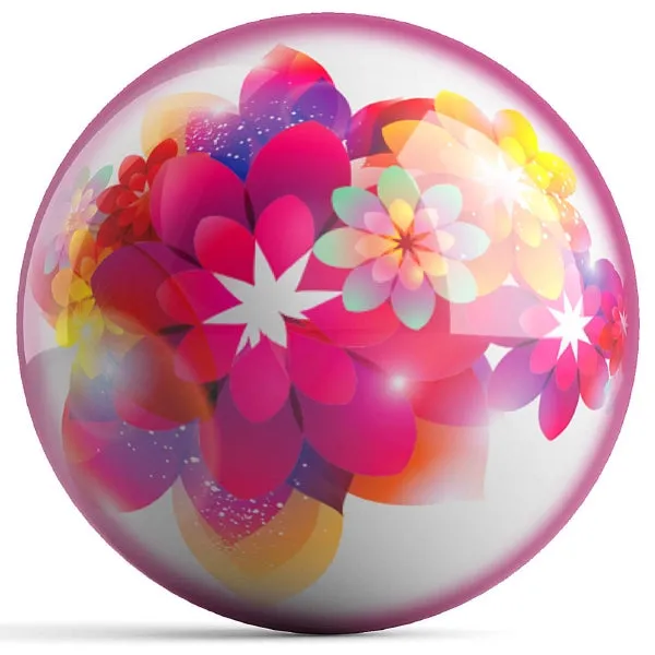 Ontheballbowling Romantic Rush Bowling Ball by Nikoleta Antova