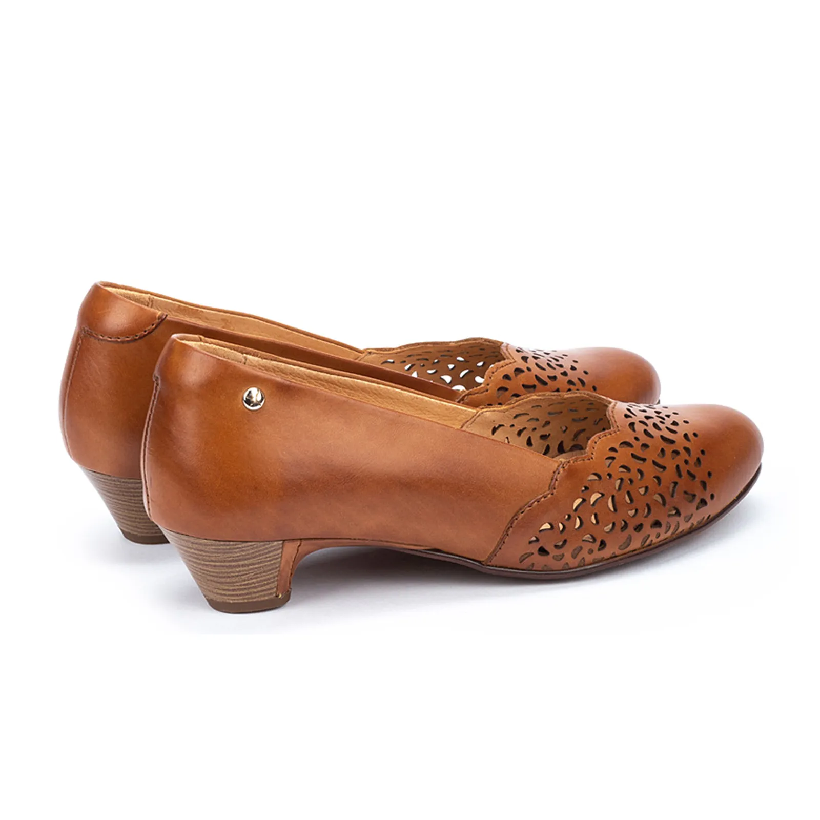 Womens Pikolinos Elba Heeled Sandals, Brandy Brown - Style W4B-5837