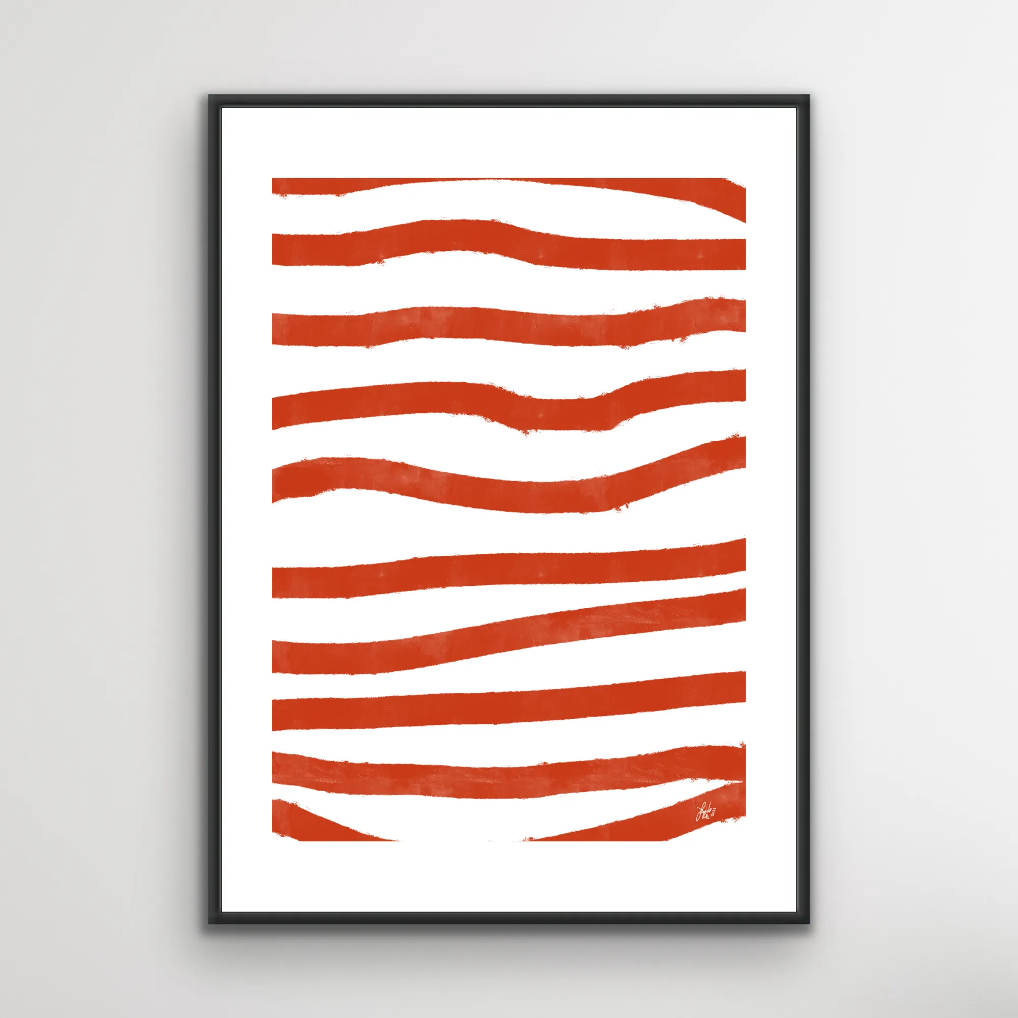 Poster: "Red Stripes"