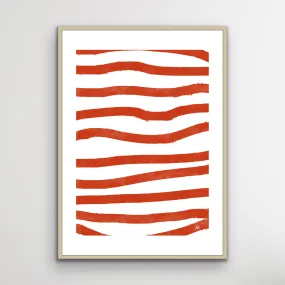 Poster: "Red Stripes"