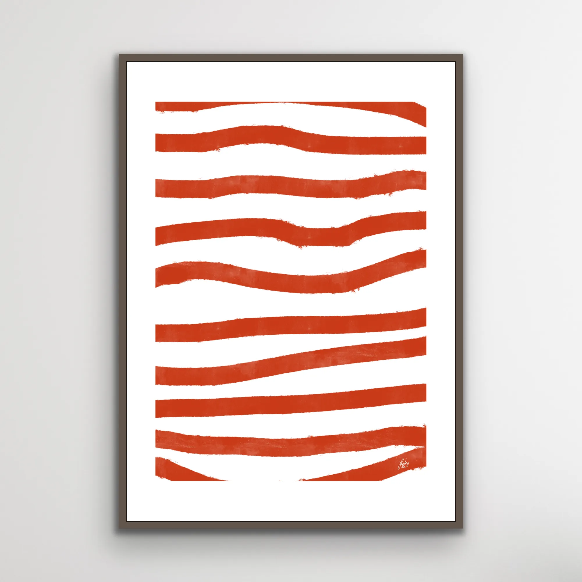 Poster: "Red Stripes"