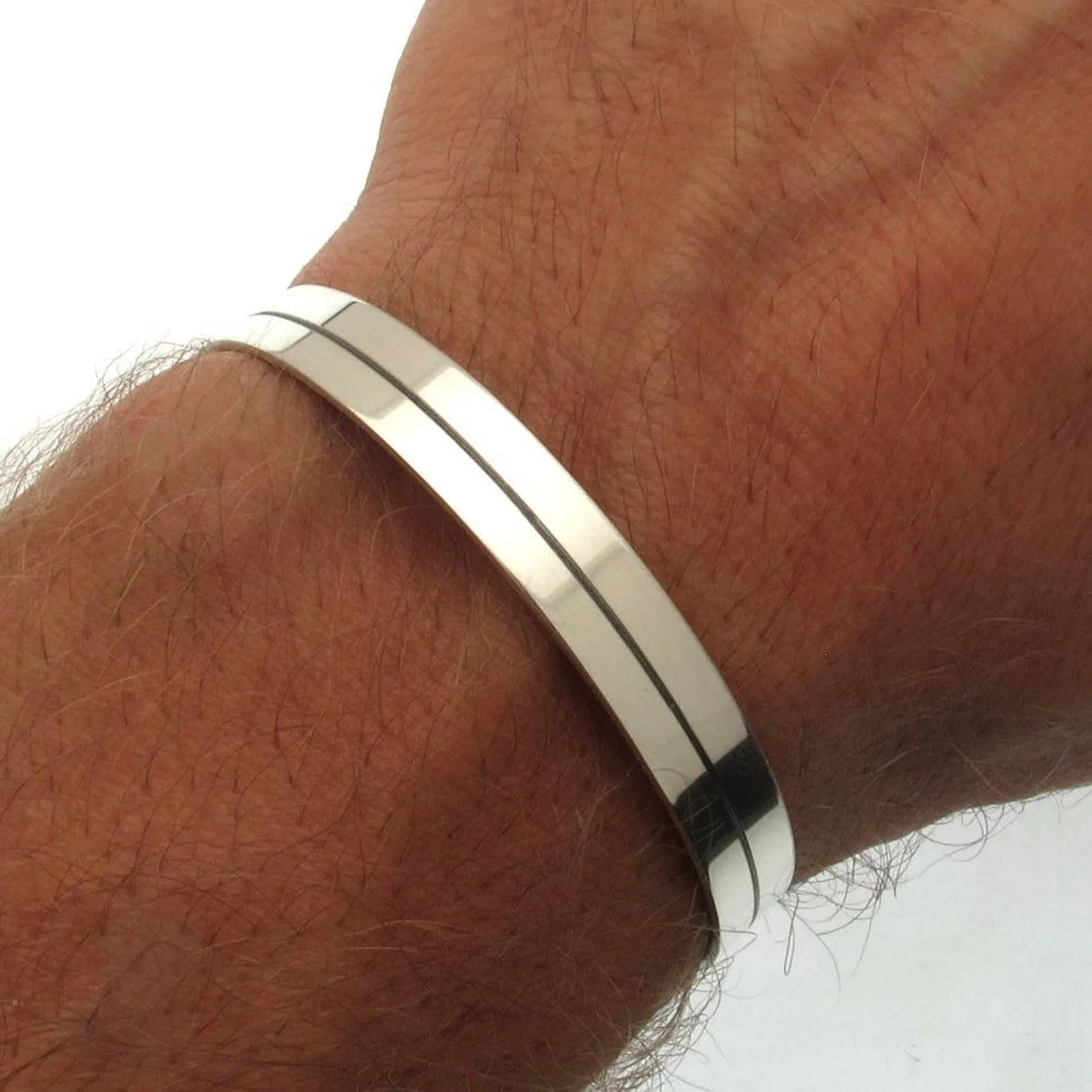 Pure Solid Sterling Silver Bracelet for men