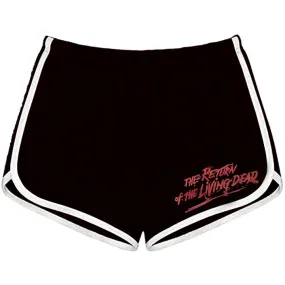 RED RETURN of the LIVING DEAD LOGO RUNNING SHORTS