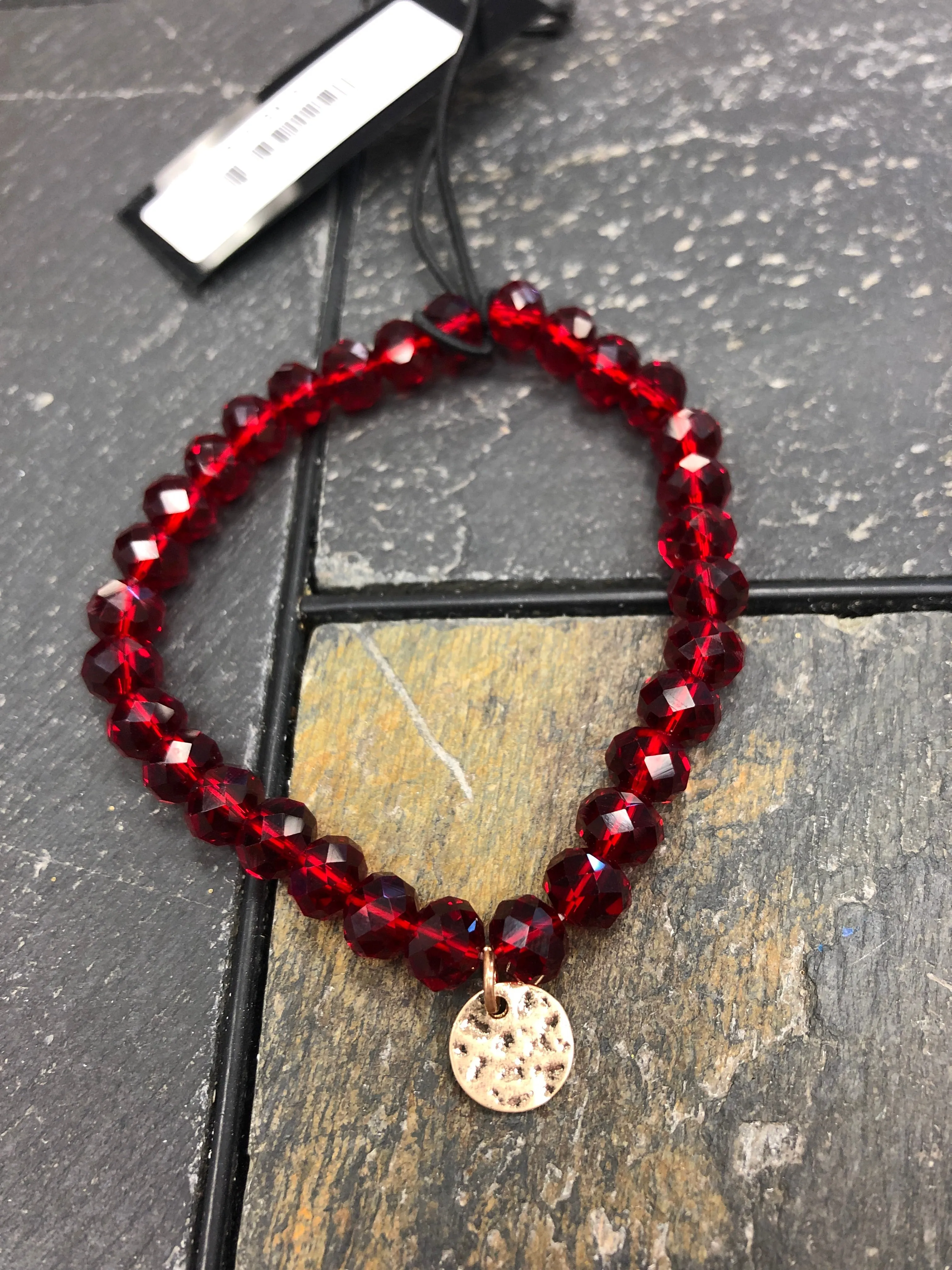 Red Stretch Bracelet