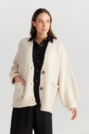 Shanty Abrazo Cardigan Natural