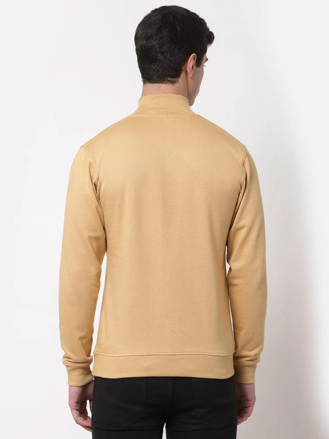 Style Quotient Men Beige Sweatshirt