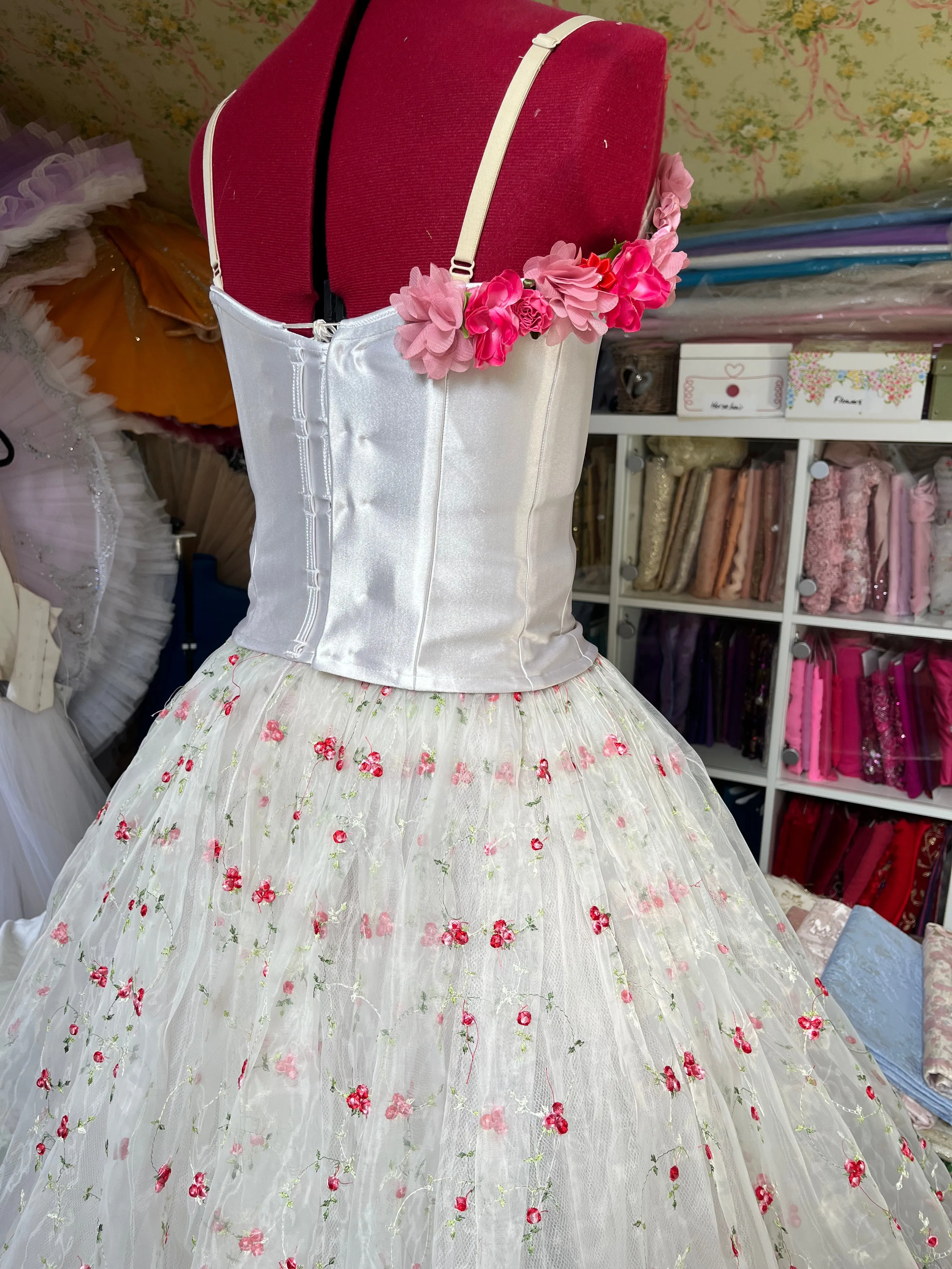 Floral Awakening Romantic Tutu Dress - Rental Only