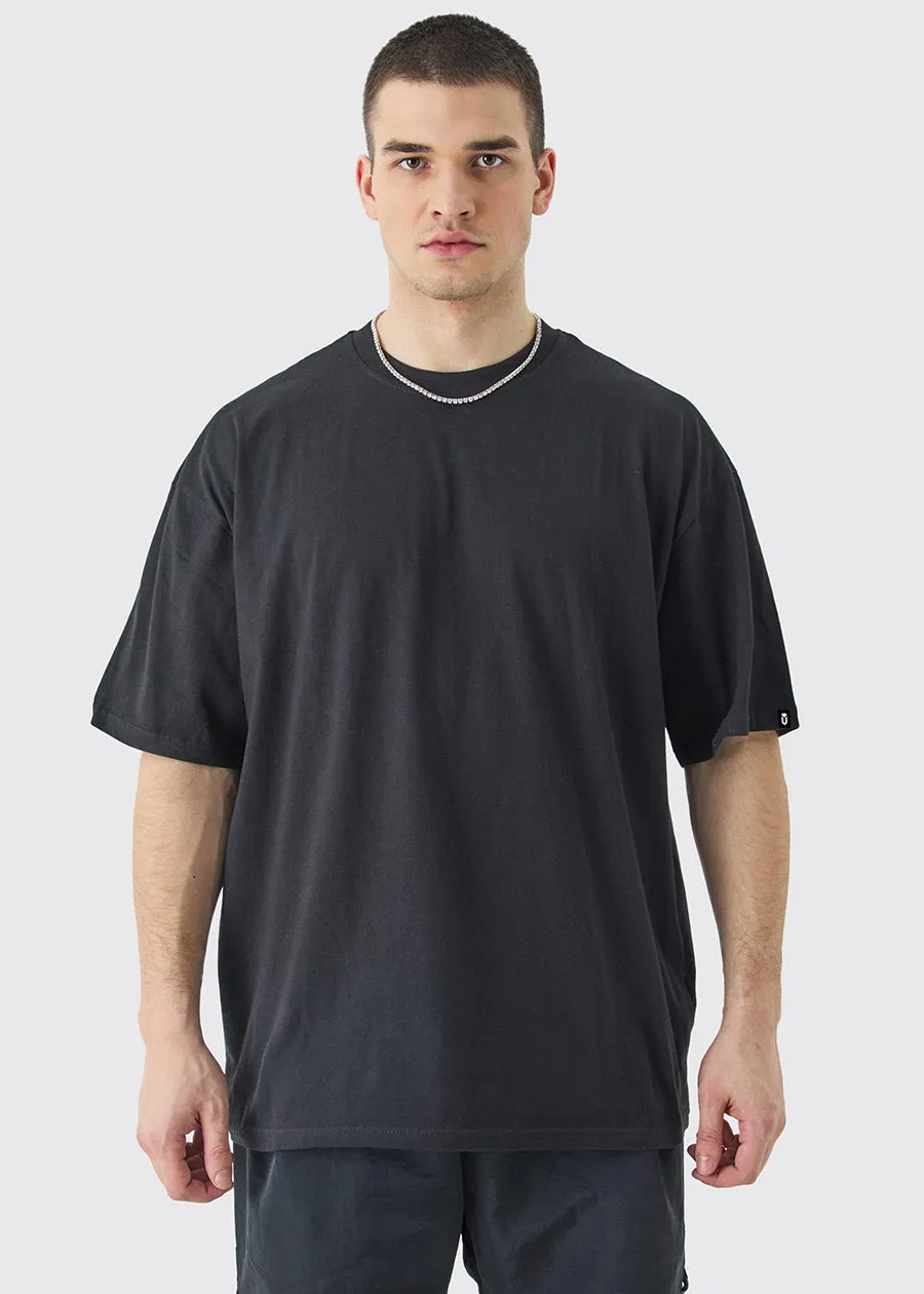 Toxic Men Oversized T-Shirt - Black