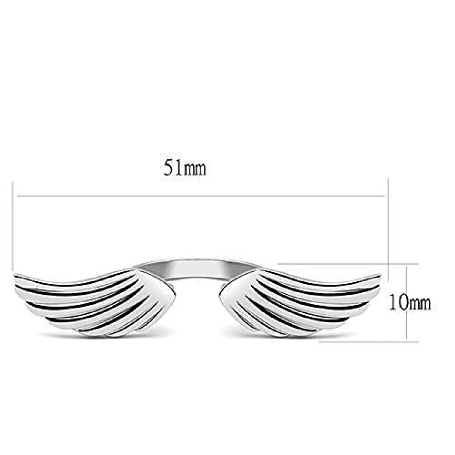 WildKlass Stainless Steel Ring High Polished Women