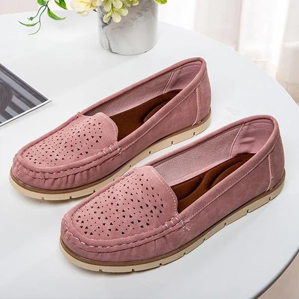 Women's Casual Fashion Daily Hollow Flats 88849497S