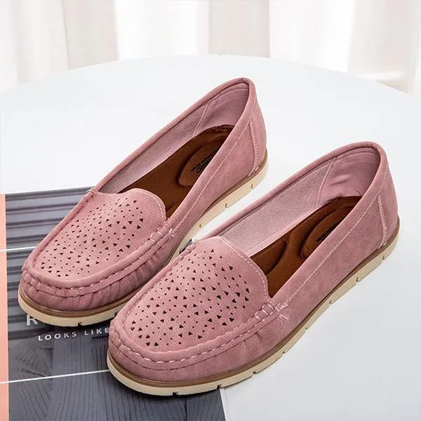 Women's Casual Fashion Daily Hollow Flats 88849497S