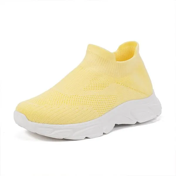 Women's Casual Mesh Breathable Slip-On Sneakers 44619813S